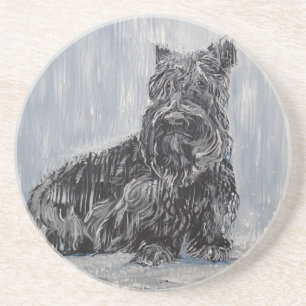 Scottish Terrier Rescue Coaster