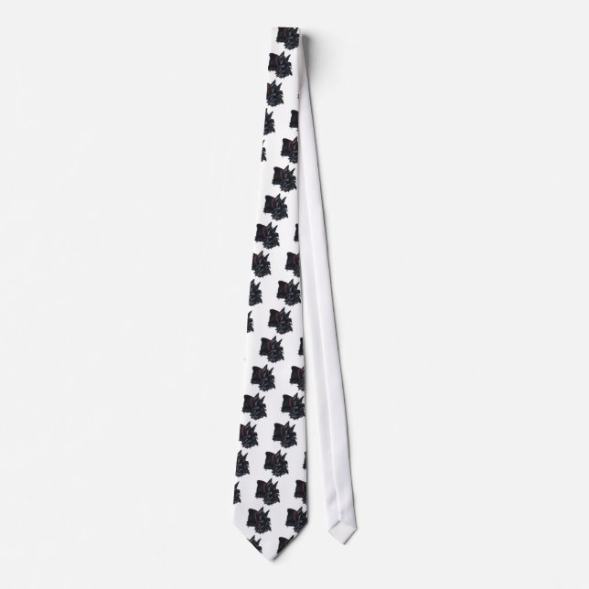 Scottish Terrier Resting Tie (Front)