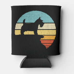  Scottish Terrier Retro Vintage Scottie Dog Puppy  Can Cooler