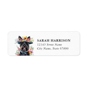 Scottish Terrier Return Address Labels