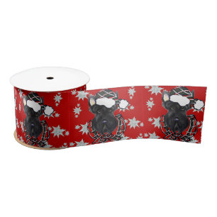 SCOTTISH TERRIER SATIN RIBBON