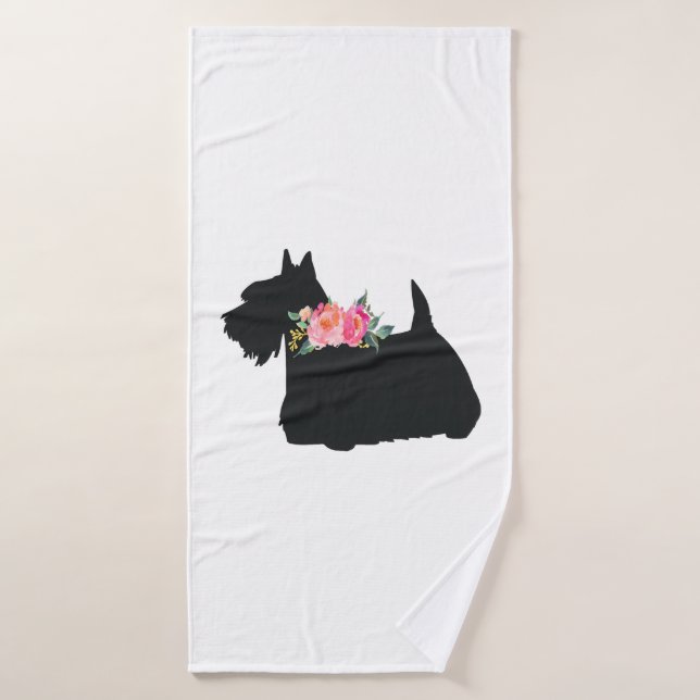 Scottish Terrier Scottie Dog Bath Towel (Bath Towel)