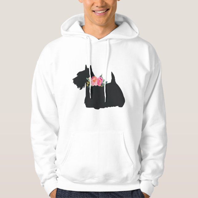 Scottish Terrier Scottie Dog Hoodie (Front)