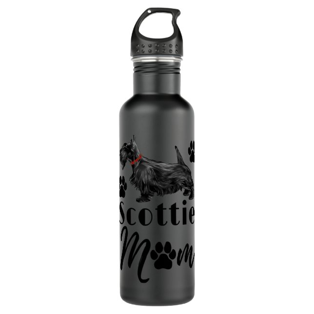 Scottish Terrier Scottie Dog Mum   710 Ml Water Bottle (Front)