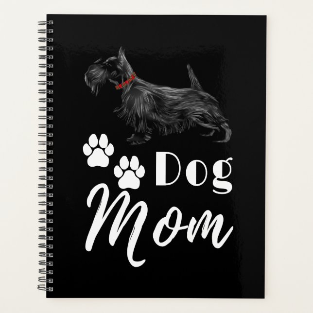 Scottish Terrier Scottie Dog Mum Planner (Front)