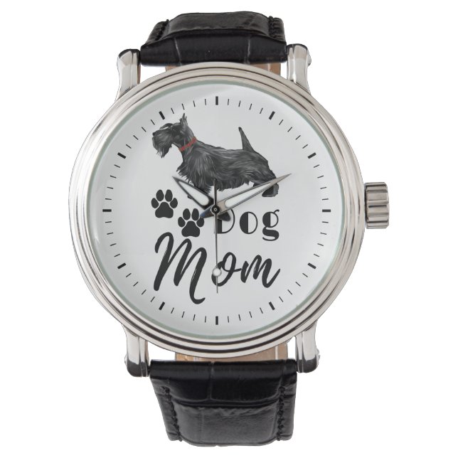 Scottish Terrier Scottie Dog Mum Watch (Front)