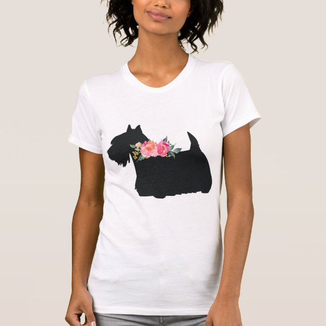 Scottish Terrier Scottie Dog T-Shirt (Front)