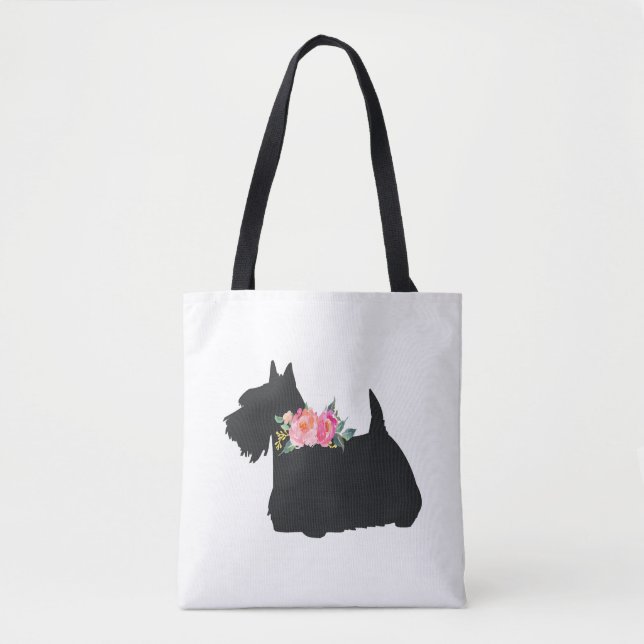 Scottish Terrier Scottie Dog Tote Bag (Front)