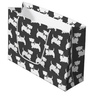 Scottish Terrier Scotty Dog Puppy Scottie Large Gi Gift Bag