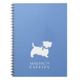Scottish Terrier Scotty Dog Puppy Scottie Notebook