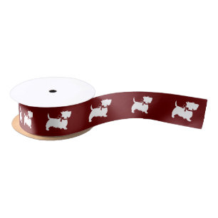 Scottish Terrier Scotty Dog Puppy Scottie Satin Ri Ribbon