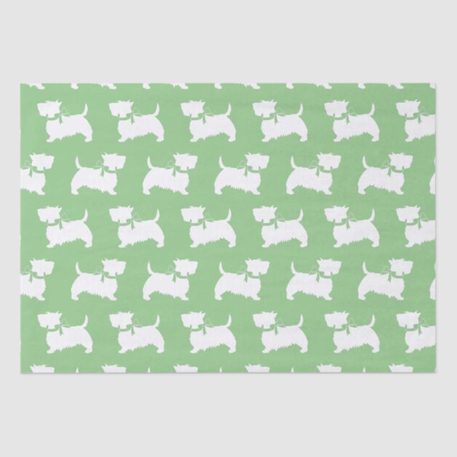 Scottish Terrier Scotty Dog Puppy Scottie Tissue P Tissue Paper (Front)