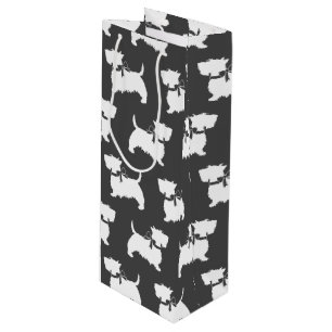 Scottish Terrier Scotty Dog Puppy Scottie Wine Gif Gift Bag