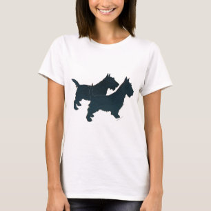 Scottish Terrier Silhouette T-Shirt