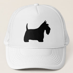 Scottish Terrier Silhouette Trucker Hat