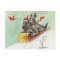 Scottish Terrier Sleigh Ride Art Postcard