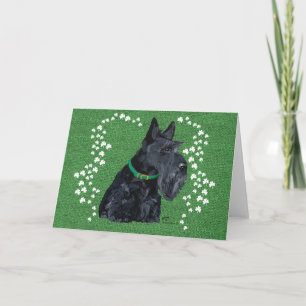 Scottish Terrier St Patricks Day Card
