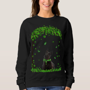 Scottish Terrier St Patricks Day Lover Irish Shamr Sweatshirt