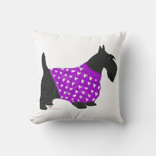 Scottish Terrier Sweater Pillow