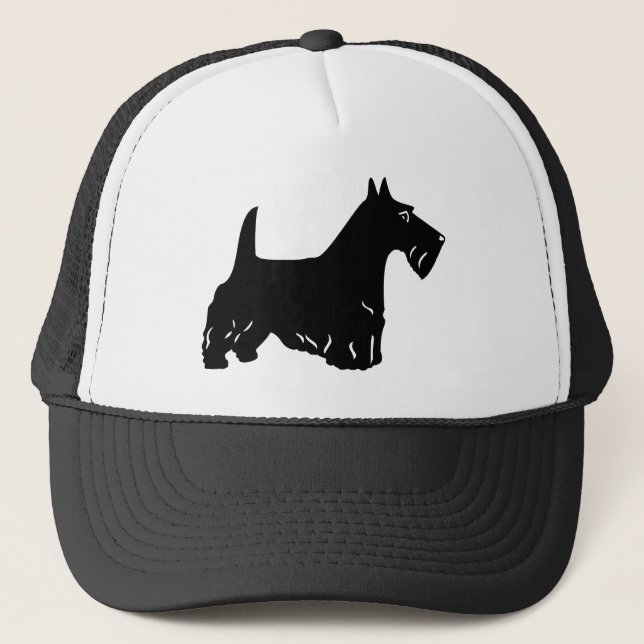 Scottish Terrier Trucker Hat (Front)