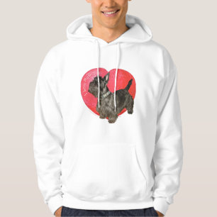 Scottish Terrier Valentine Hoodie