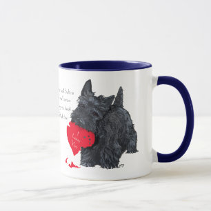 Scottish Terrier Valentine Mug