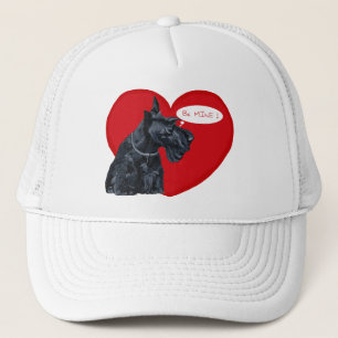 Scottish Terrier Valentine Trucker Hat