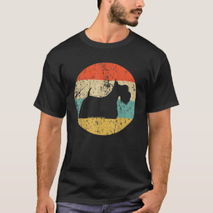 Scottish Terrier - Vintage Retro Scottie Dog T-Shirt