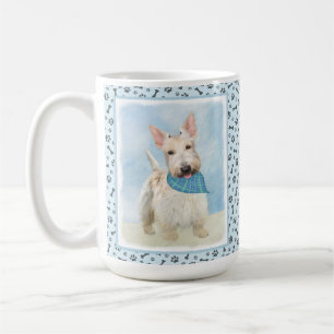 Scottish Terrier Wheaten Dog Painting Original Art Coffee Mug
