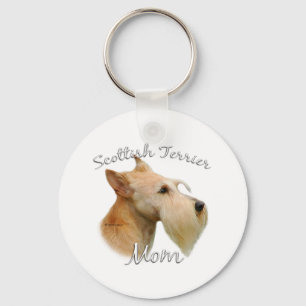 Scottish Terrier (wheaten) Mum 2 Key Ring