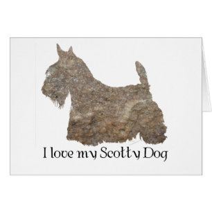 Scottish Terrier Wheaten Silhouette