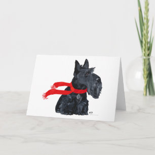 Scottish Terrier Winter Holiday