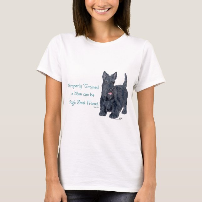 Scottish Terrier Wit & Wisdom - Training T-Shirt (Front)