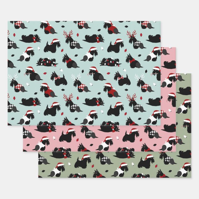 Scottish Terrier Wrapping Paper Sheets (Set)