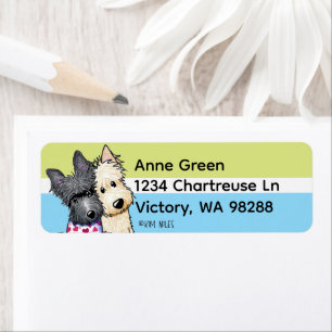 Scottish Terriers Address Return Address Label