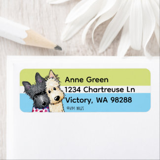 Scottish Terriers Address Return Address Label