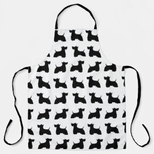 Scottish Terriers Allover Print Apron