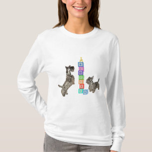 Scottish Terriers Alphabet Blocks T-Shirt