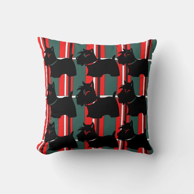 SCOTTISH TERRIERS CUSHION (Front)