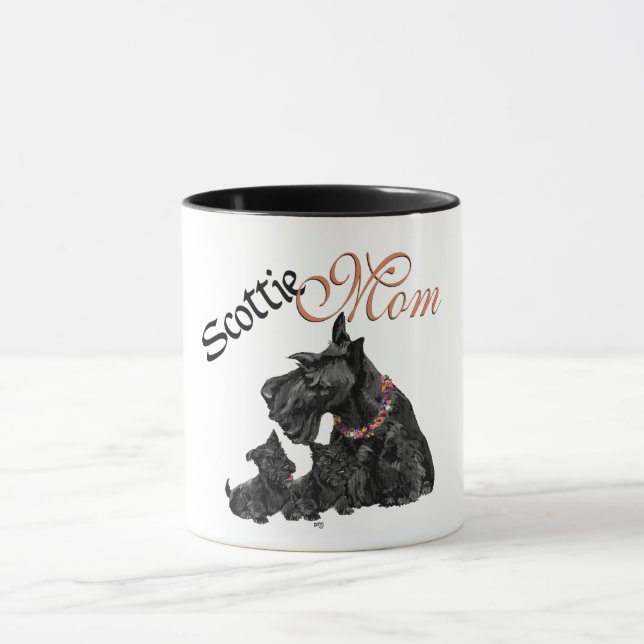 Scottish Terriers for Mother's Day Mug (Center)
