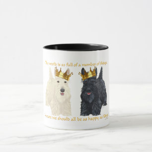 Scottish Terriers Happy Thoughts Mug