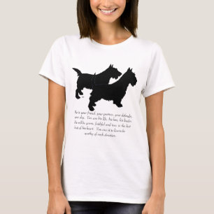 Scottish Terriers Keepsake - MALE Dogs T-Shirt