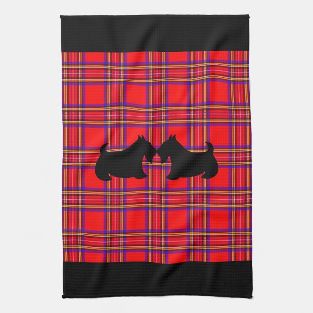  Scottish Terriers Kitchen Towel Gift (Vertical)