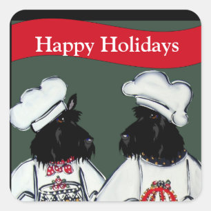 Scottish Terriers    Square Sticker