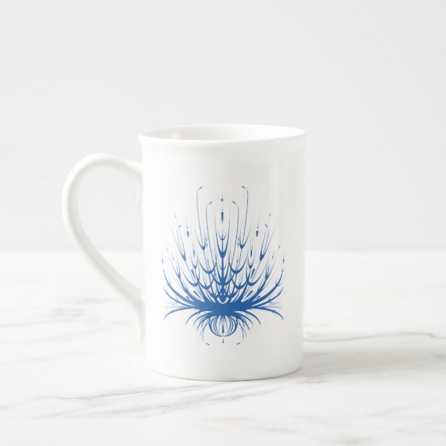 Scottish Thistle Bone China Mug (Left)