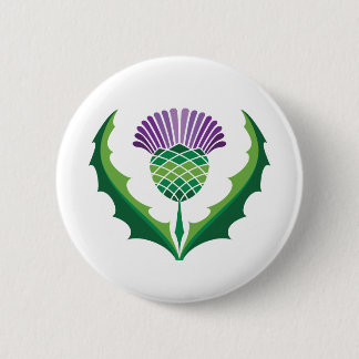 Scottish Thistle Button
