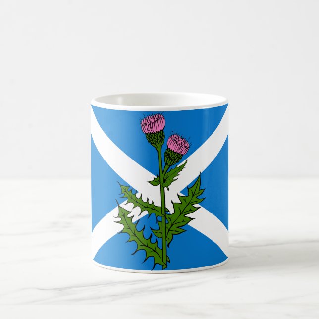 Scottish thistle coffee mug (Center)