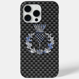 Scottish Thistle Decor on a iPhone 15 Pro Max Case