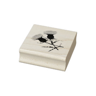 Scottish thistle, flower of Scotland Rubber Stamp