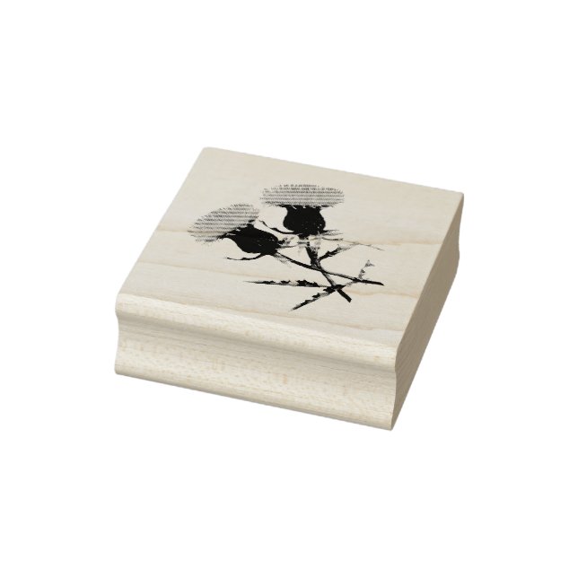 Scottish thistle, flower of Scotland Rubber Stamp (Stamp)